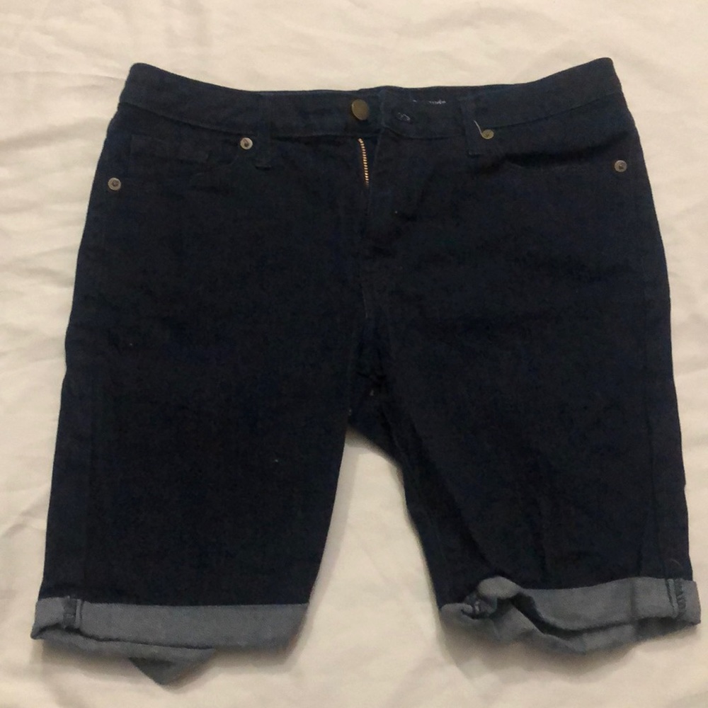 Mossimo mid-rise denim bermudas